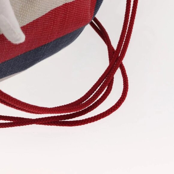 GUCCI Backpack Canvas Blue Red 473872 Auth BA7277 - Picture 9 of 16